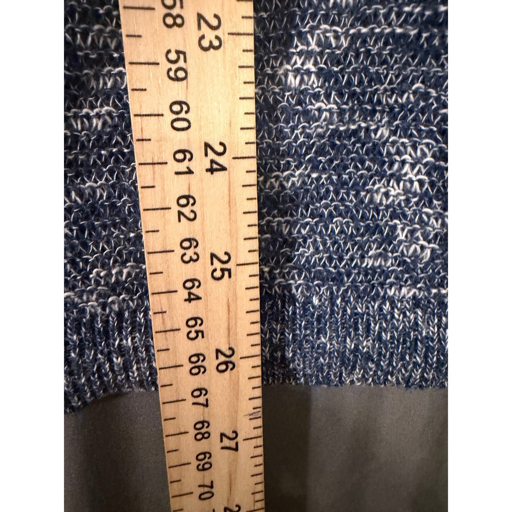American Eagle Outfitters Mens Small Blue Marled Cotton Short Sleeve T-Shirt - Picture 7 of 7